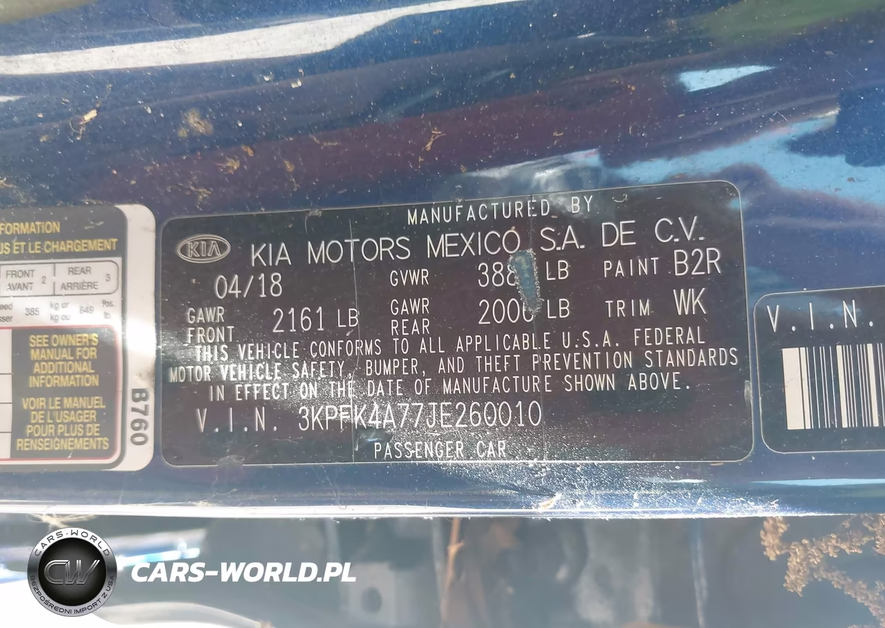 2018 Kia Forte Lx VIN:3KPFK4A77JE260010 - 9