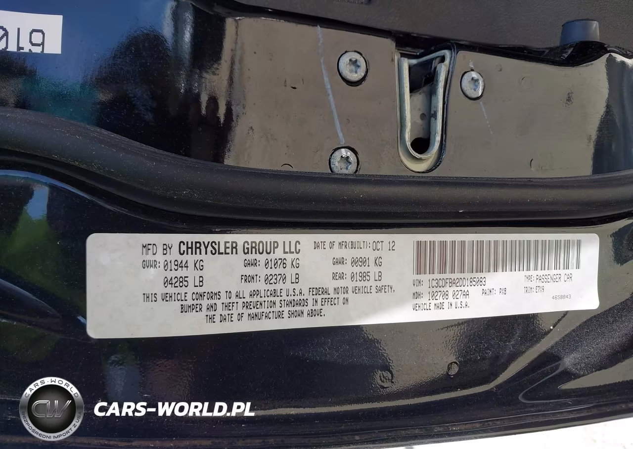 2013 Dodge Dart Sxt VIN:1C3CDFBA2DD185083 - 9
