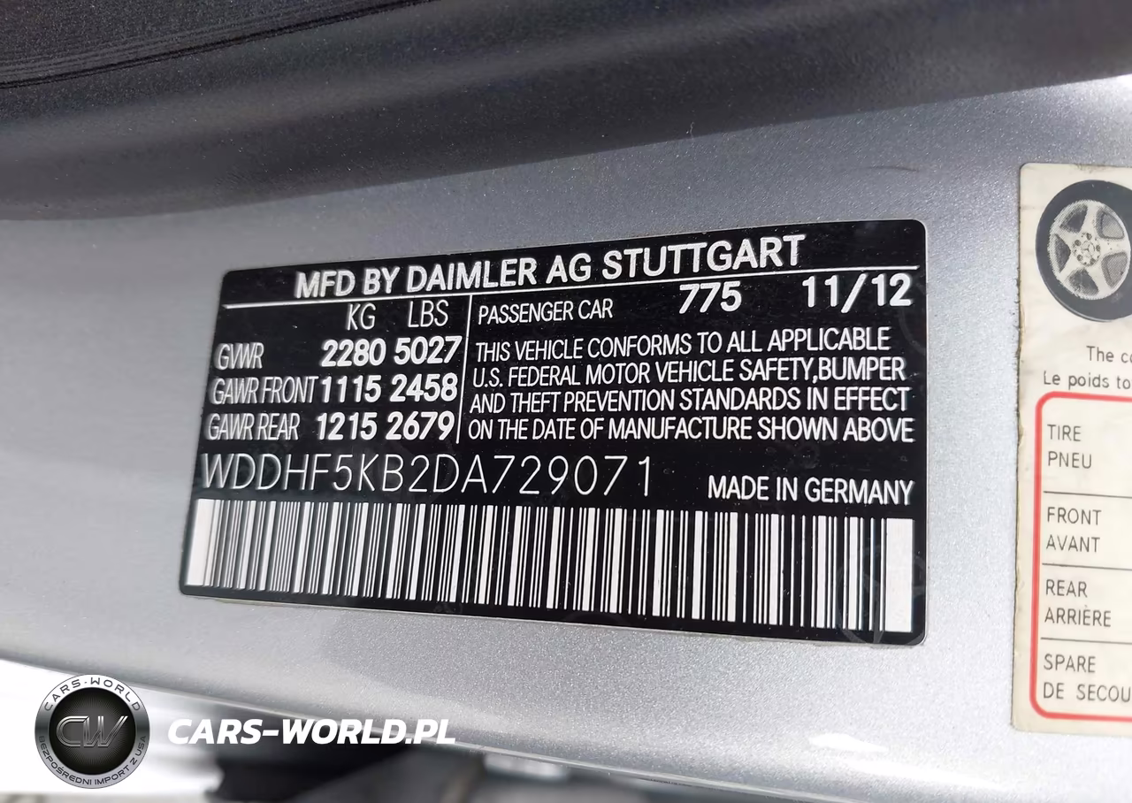 2013 Mercedes-Benz E 350 VIN:WDDHF5KB2DA729071 - 9