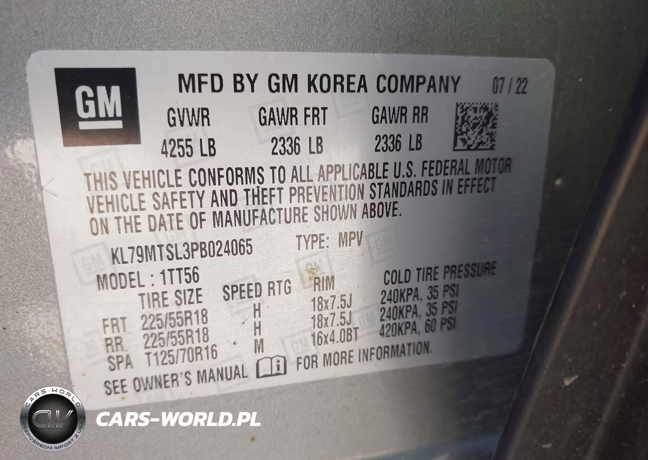 2023 Chevrolet Trailblazer Fwd Rs VIN:KL79MTSL3PB024065 - 9