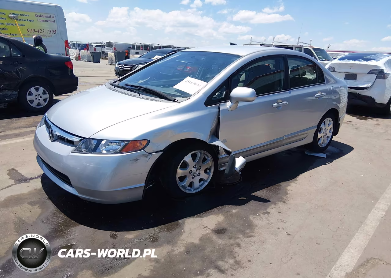 2007 Honda Civic Lx VIN:1HGFA165X7L058904 - 2