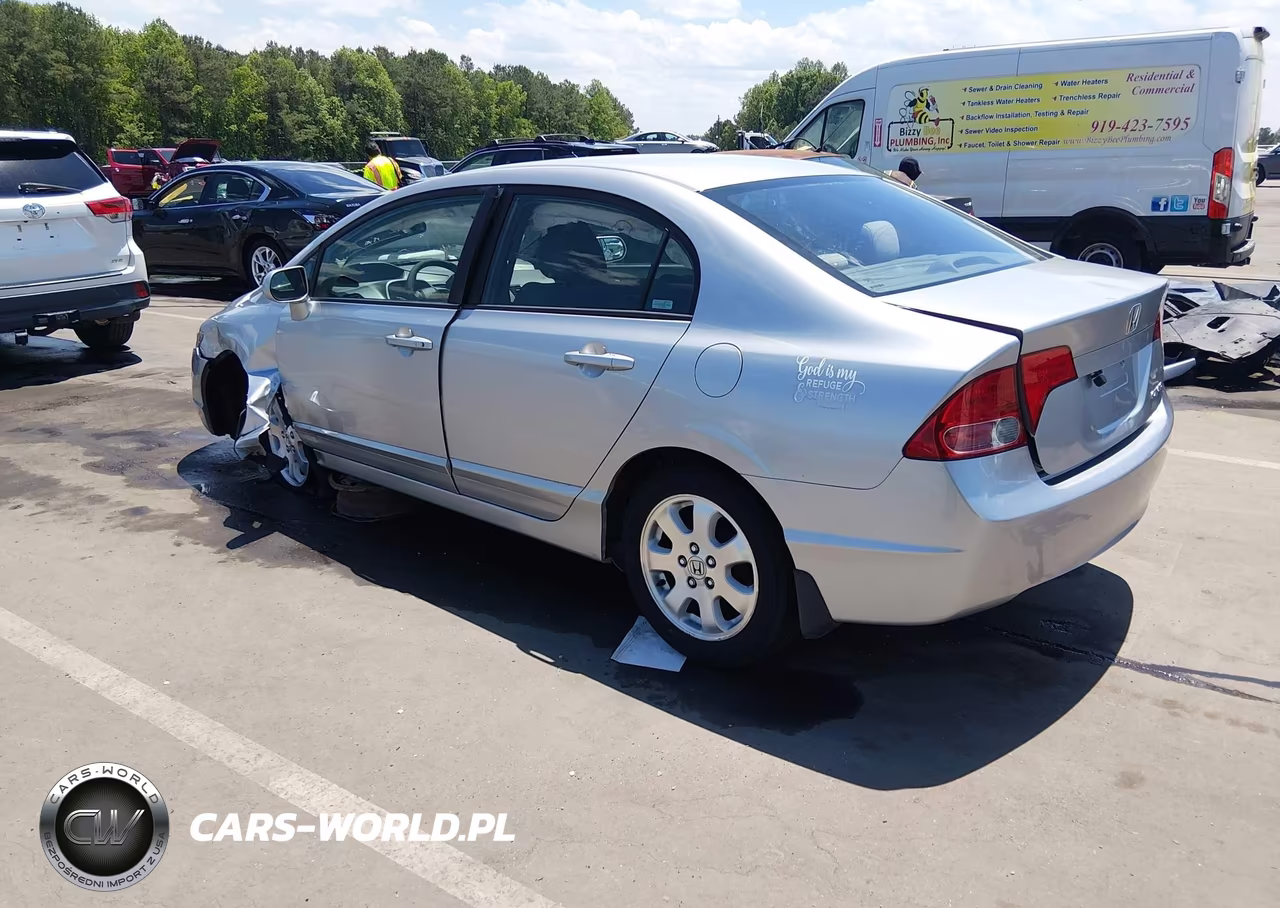 2007 Honda Civic Lx VIN:1HGFA165X7L058904 - 3