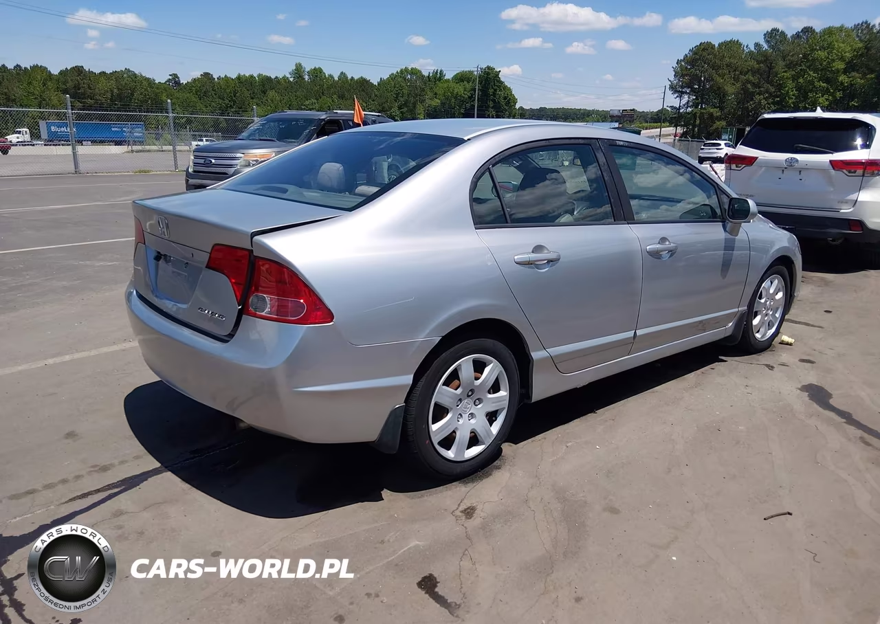 2007 Honda Civic Lx VIN:1HGFA165X7L058904 - 4