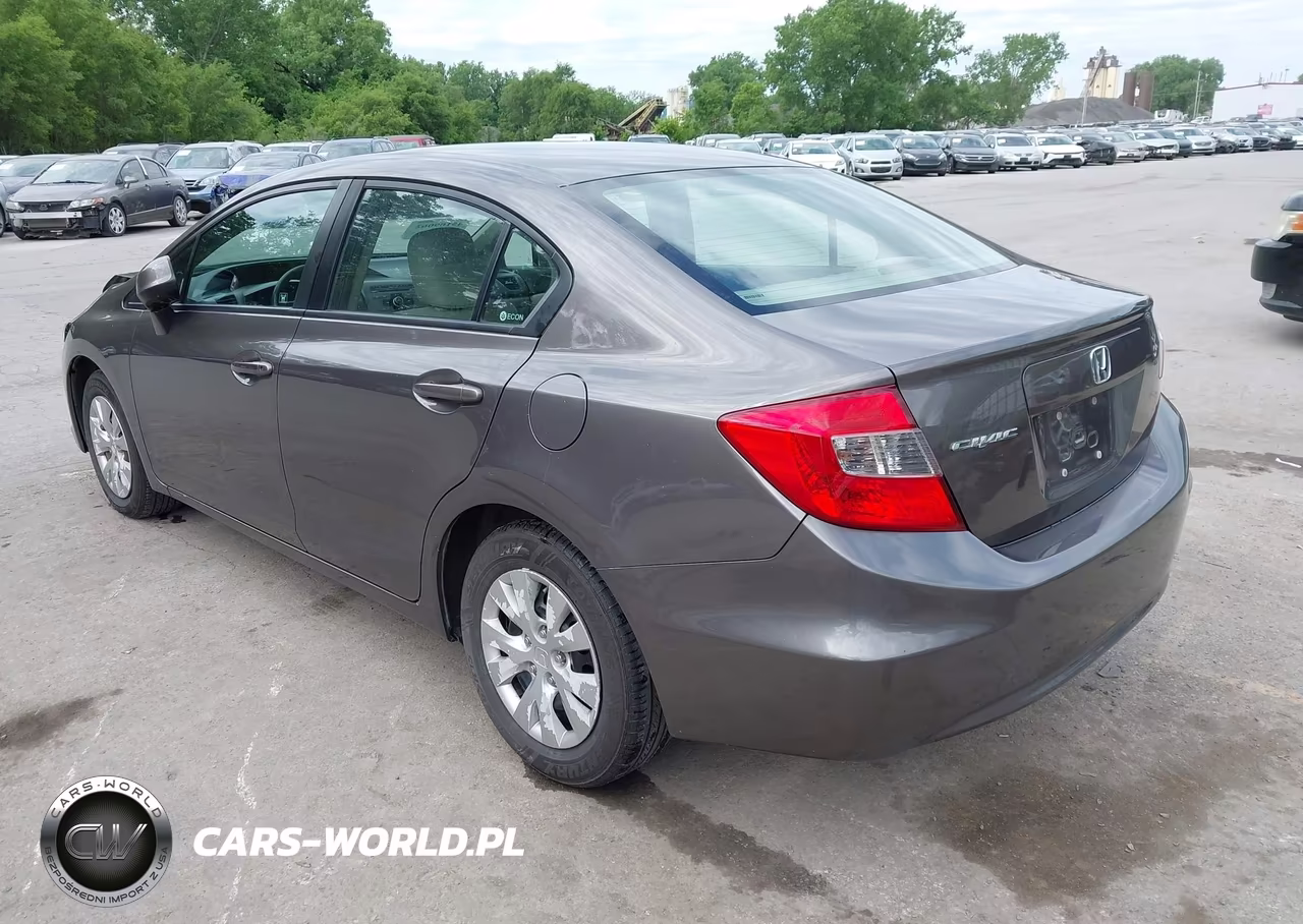 2012 Honda Civic Lx VIN:19XFB2F52CE095188 - 3