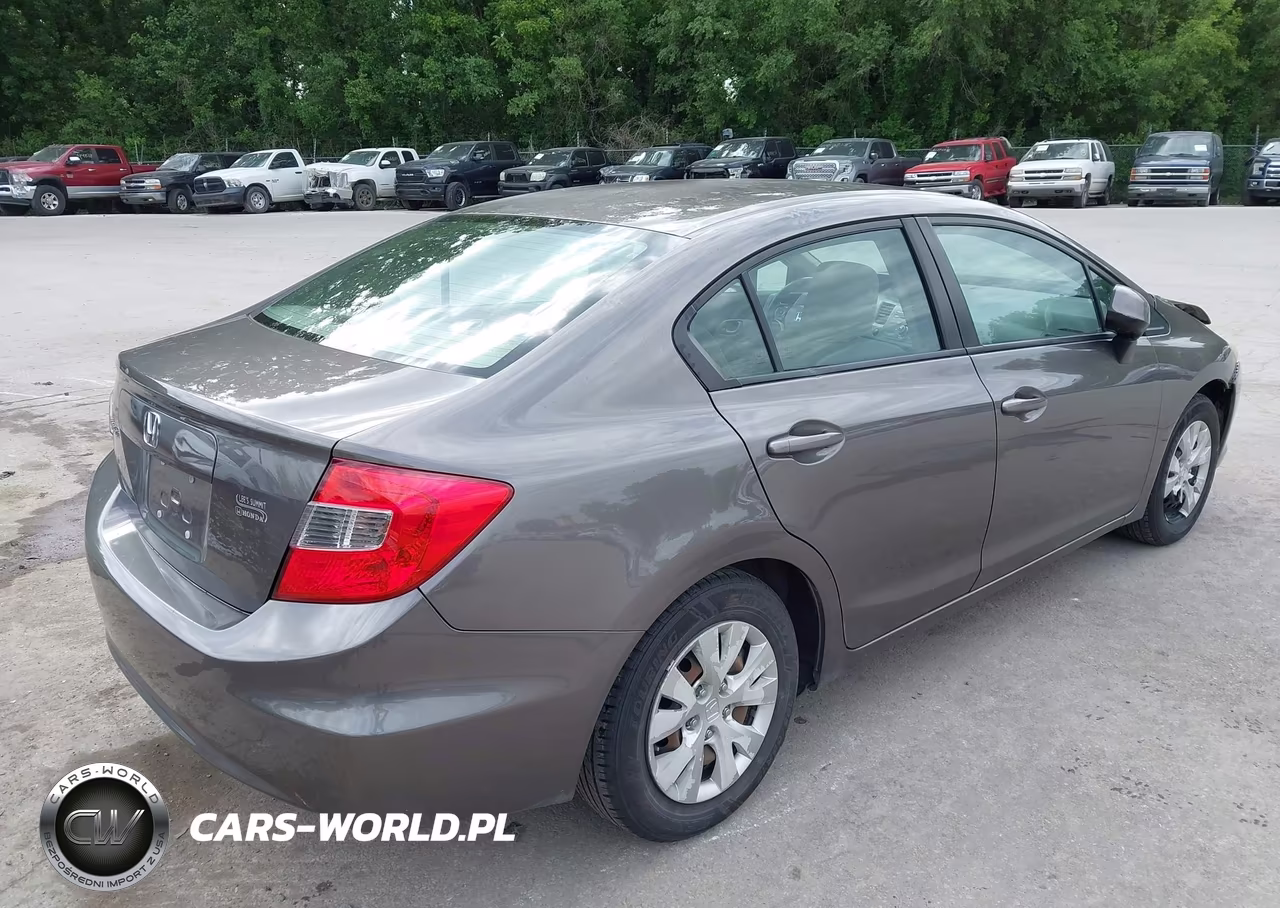 2012 Honda Civic Lx VIN:19XFB2F52CE095188 - 4