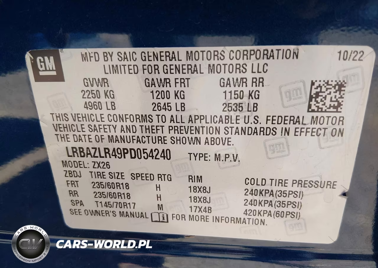 2023 Buick Envision Preferred Fwd VIN:LRBAZLR49PD054240 - 9