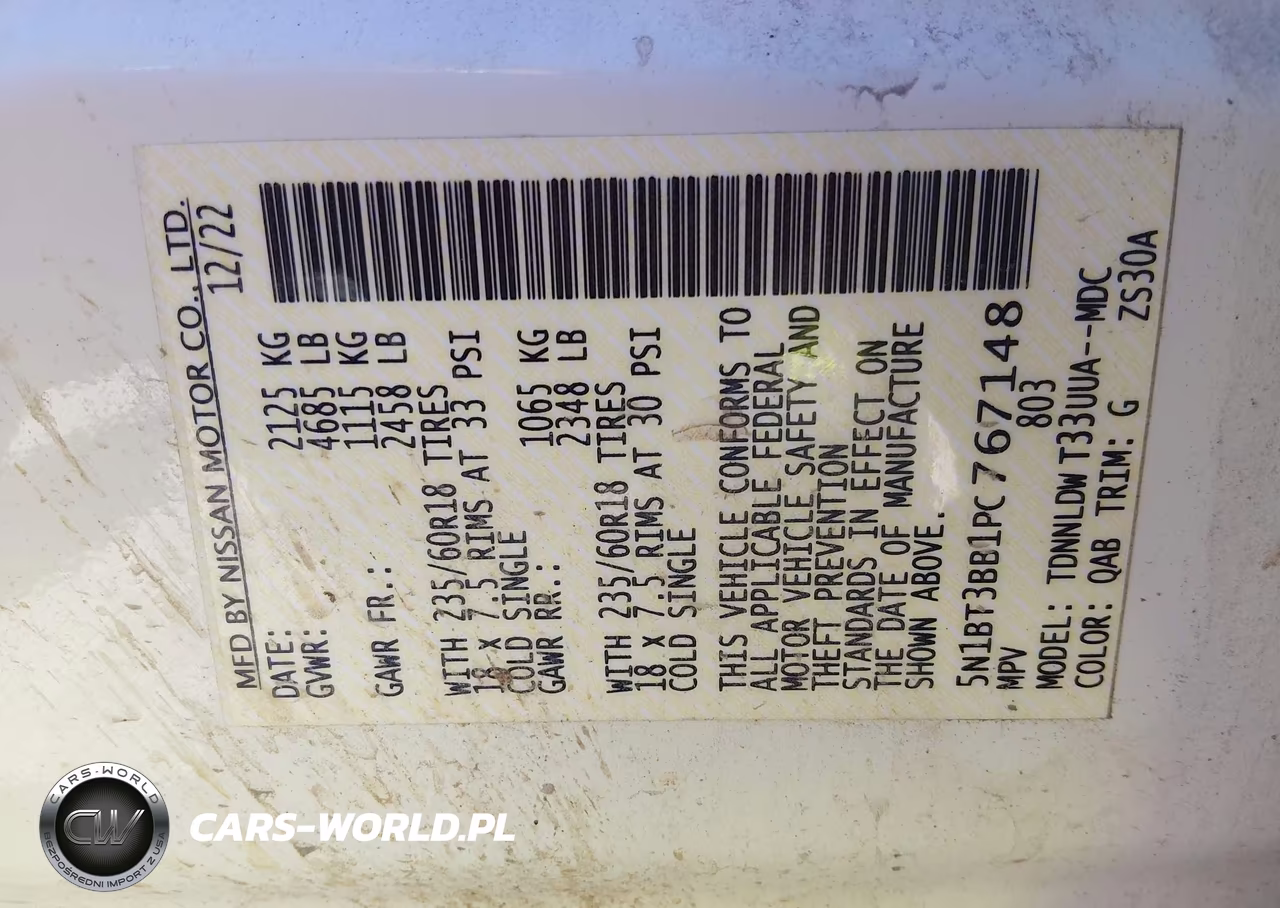 2023 Nissan Rogue Sv Intelligent Awd VIN:5N1BT3BB1PC767148 - 9