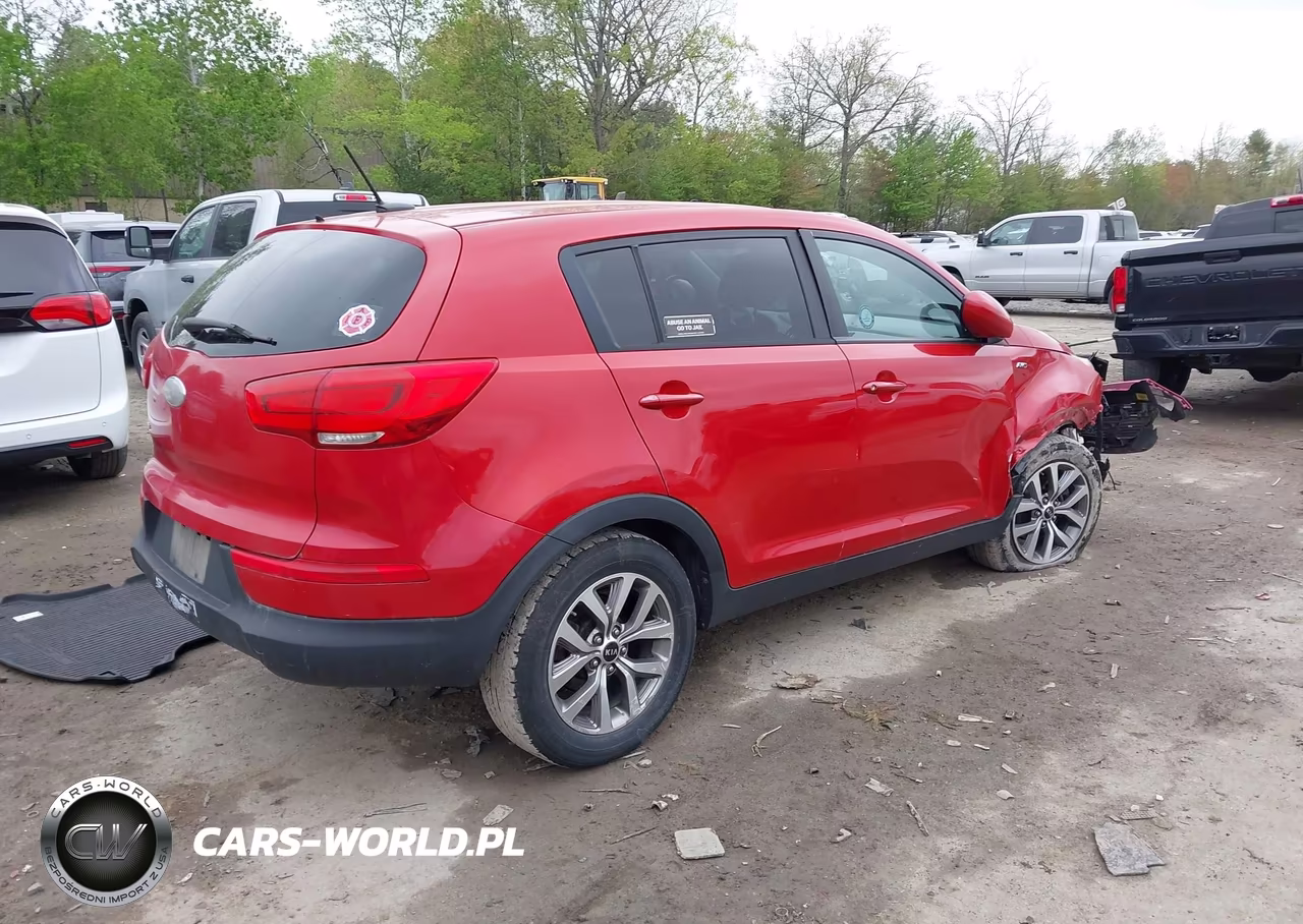 2014 Kia Sportage Lx VIN:KNDPBCAC8E7550984 - 4