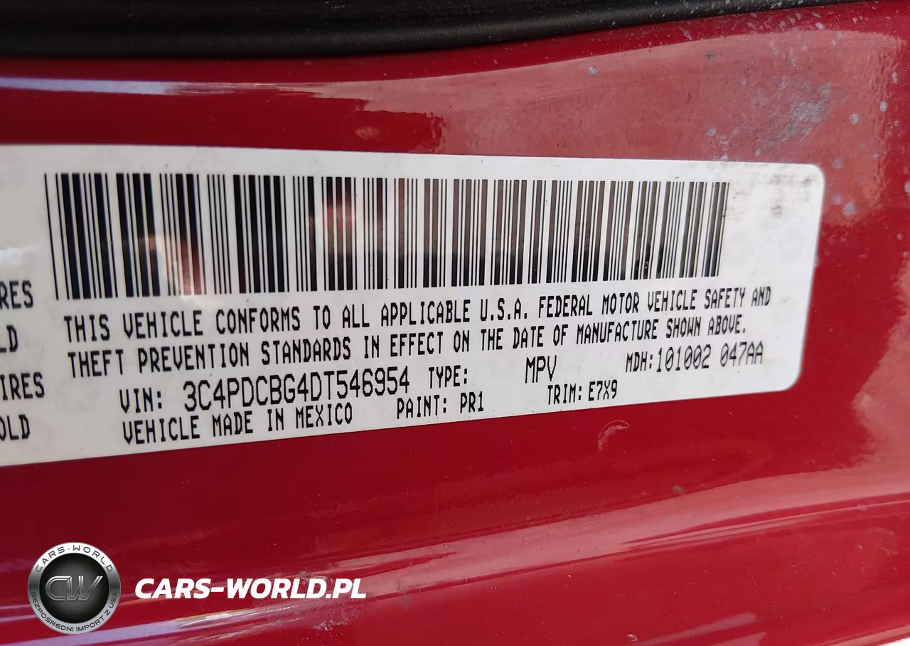 2013 Dodge Journey Sxt VIN:3C4PDCBG4DT546954 - 9