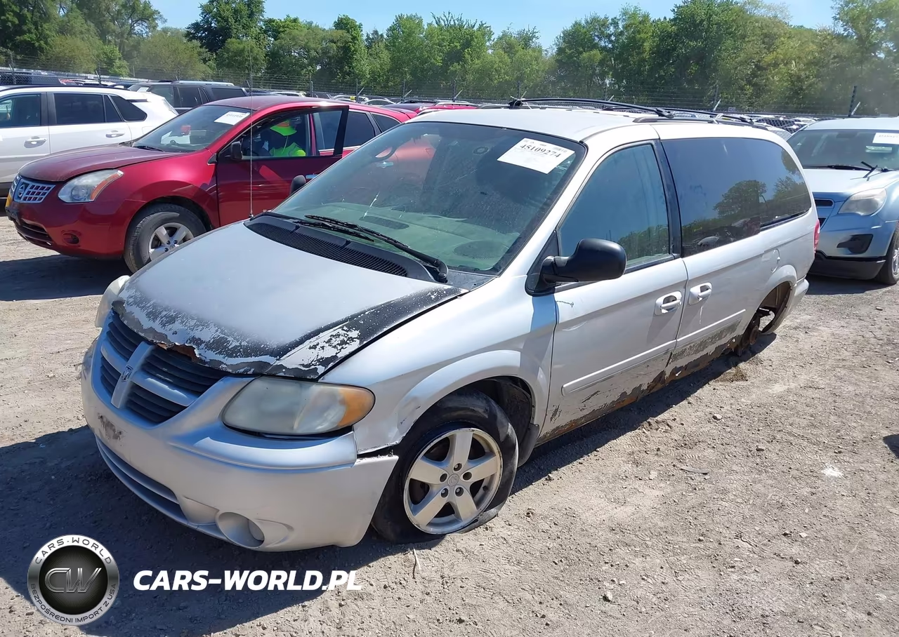 2007 Dodge Grand Caravan Sxt VIN:2D4GP44L77R105742 - 2