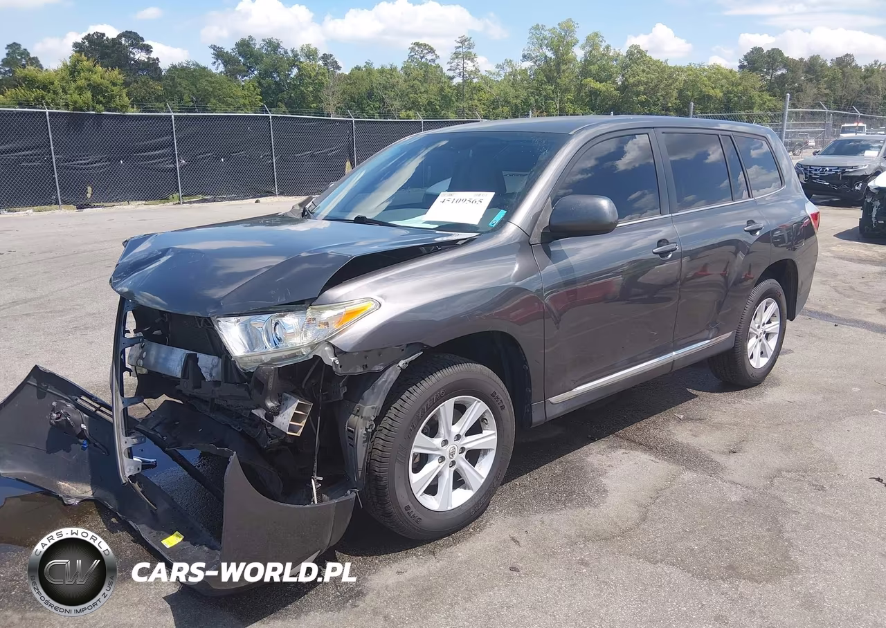 2013 Toyota Highlander VIN:5TDZA3EH0DS036357 - 2