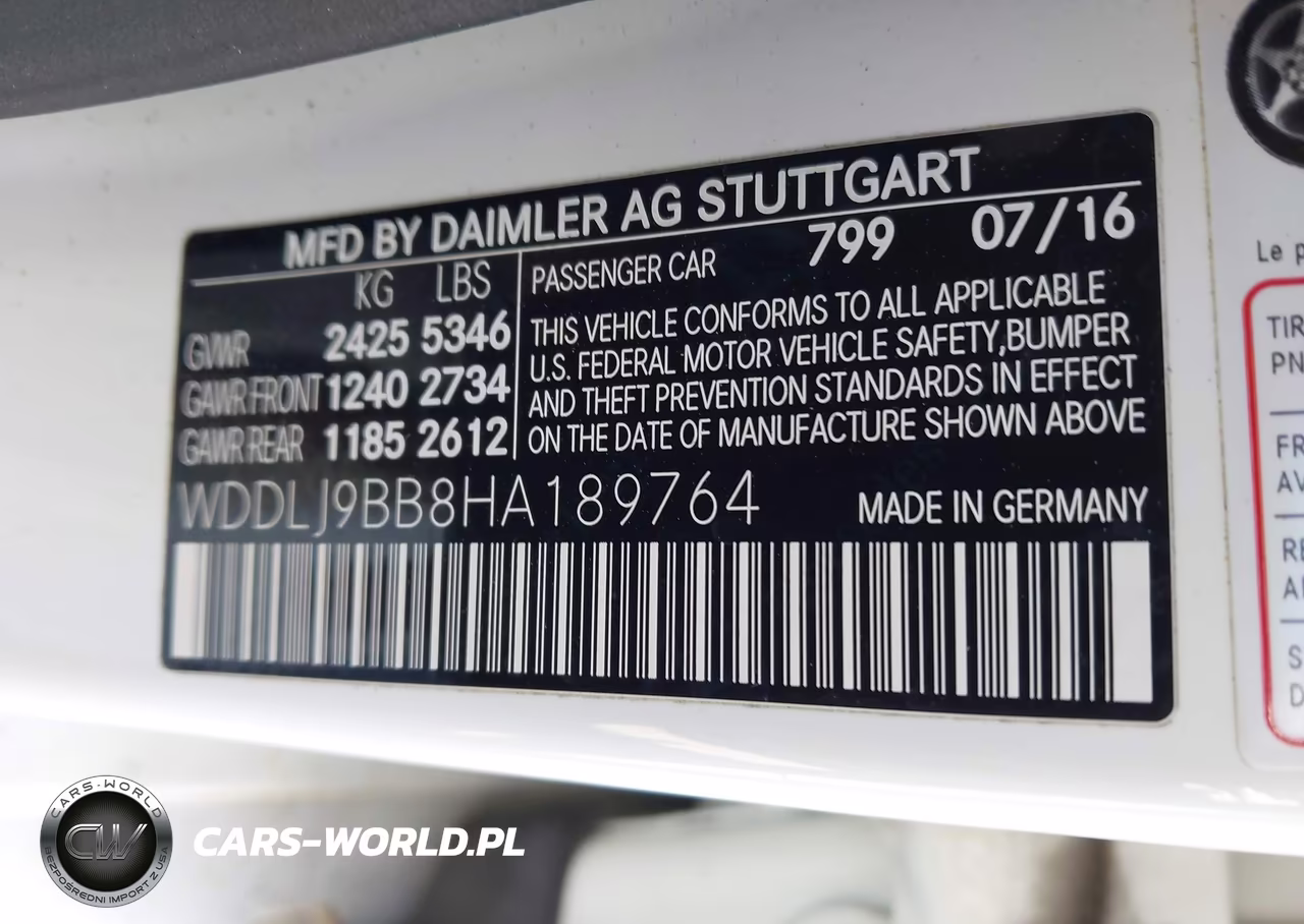 2017 Mercedes-Benz Cls 550 4Matic VIN:WDDLJ9BB8HA189764 - 9
