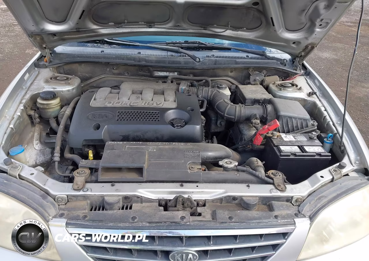 2004 Kia Spectra Ls VIN:KNAFB121X45318715 - 10