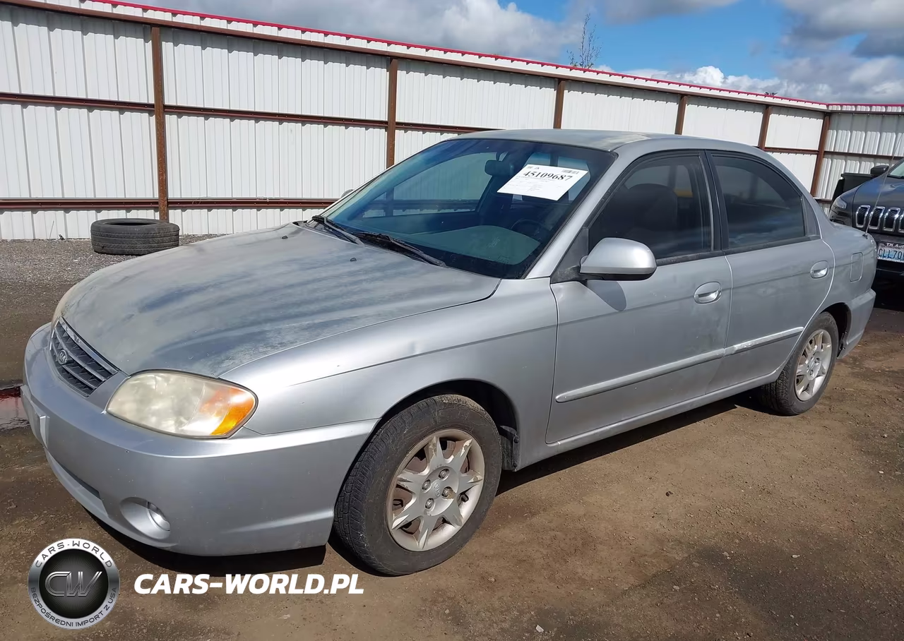 2004 Kia Spectra Ls VIN:KNAFB121X45318715 - 2