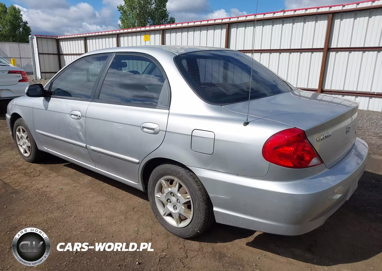 2004 Kia Spectra Ls VIN:KNAFB121X45318715 - 3