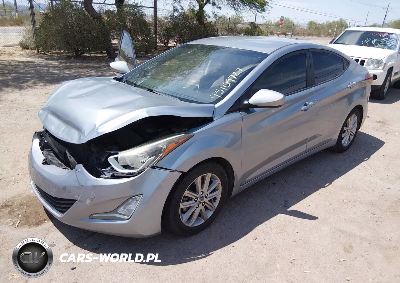 2016 Hyundai Elantra Se VIN:5NPDH4AE9GH741272 - 2