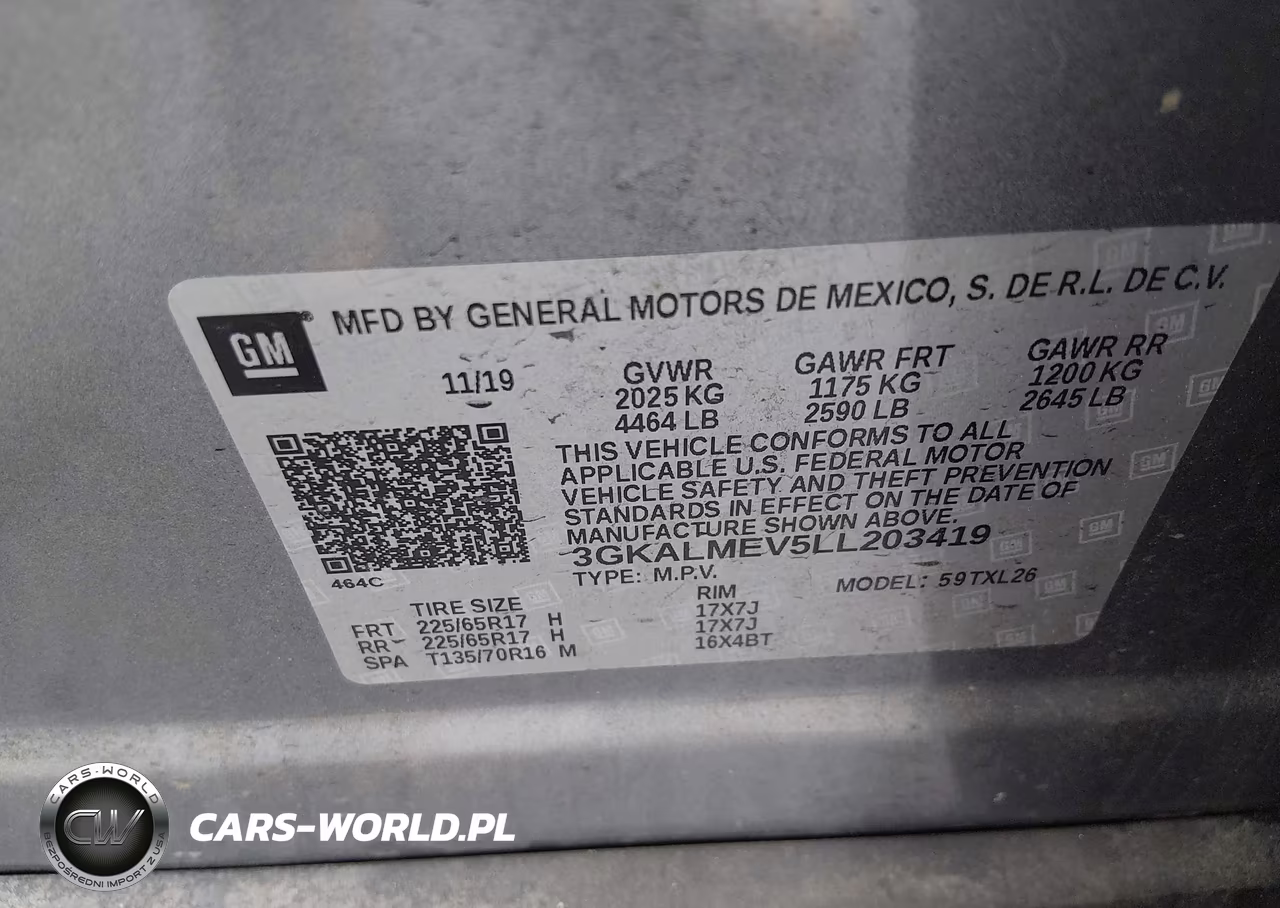 2020 GMC Terrain Fwd Sle VIN:3GKALMEV5LL203419 - 9