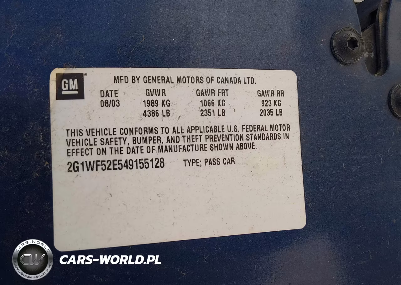 2004 Chevrolet Impala VIN:2G1WF52E549155128 - 9