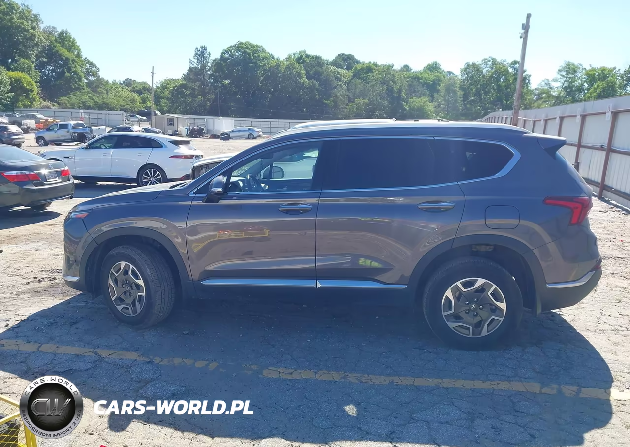 2022 Hyundai Santa Fe Hybrid Blue VIN:KM8S2DA13NU025617 - 14