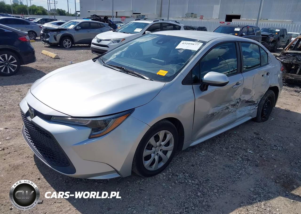 2021 Toyota Corolla Le VIN:5YFEPMAE5MP243964 - 2