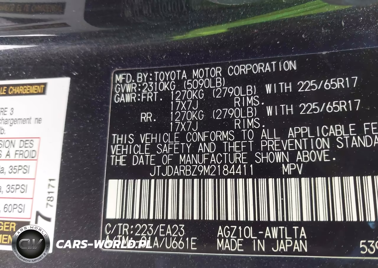 2021 Lexus Nx 300 VIN:JTJDARBZ9M2184411 - 9