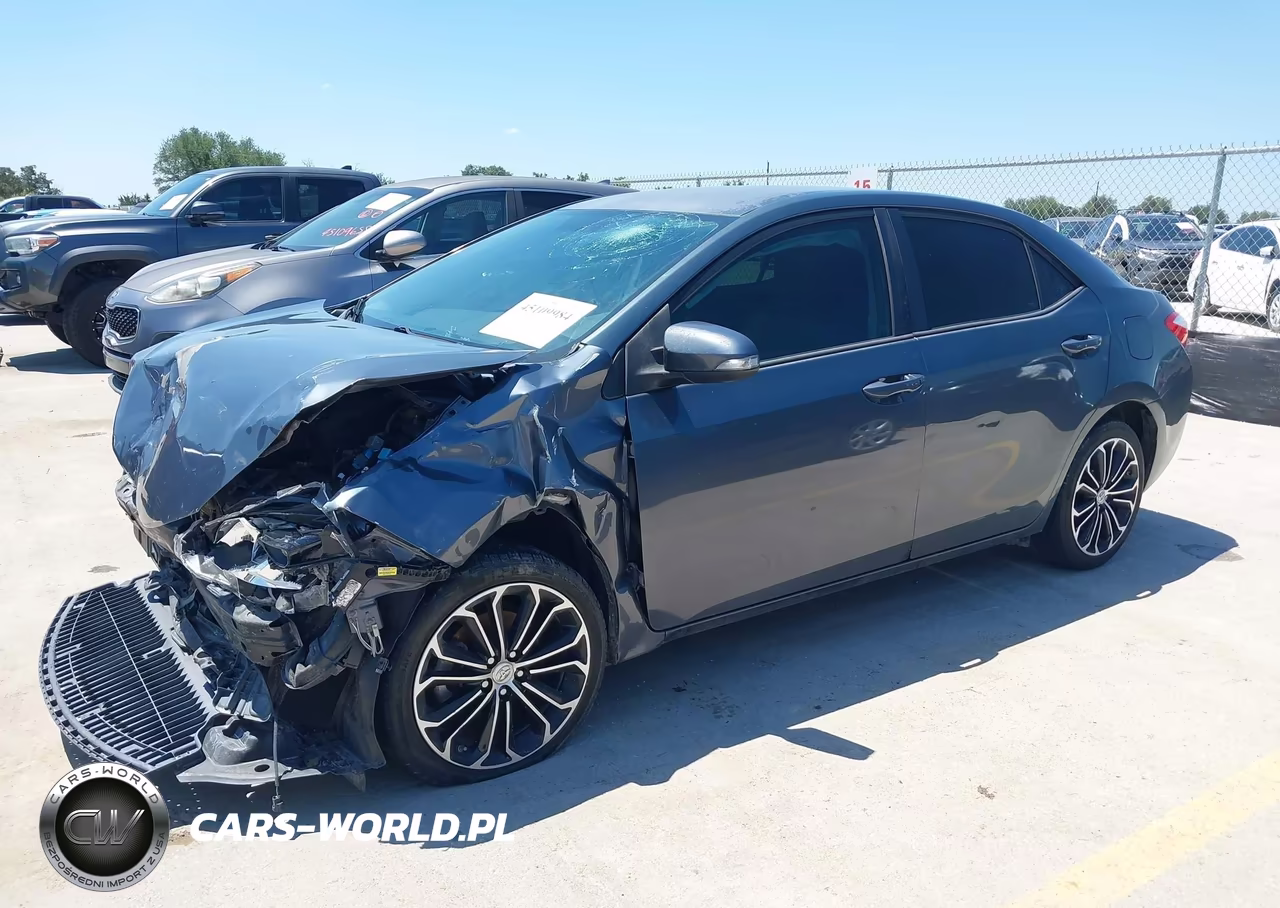2015 Toyota Corolla S Plus VIN:5YFBURHE6FP267546 - 2