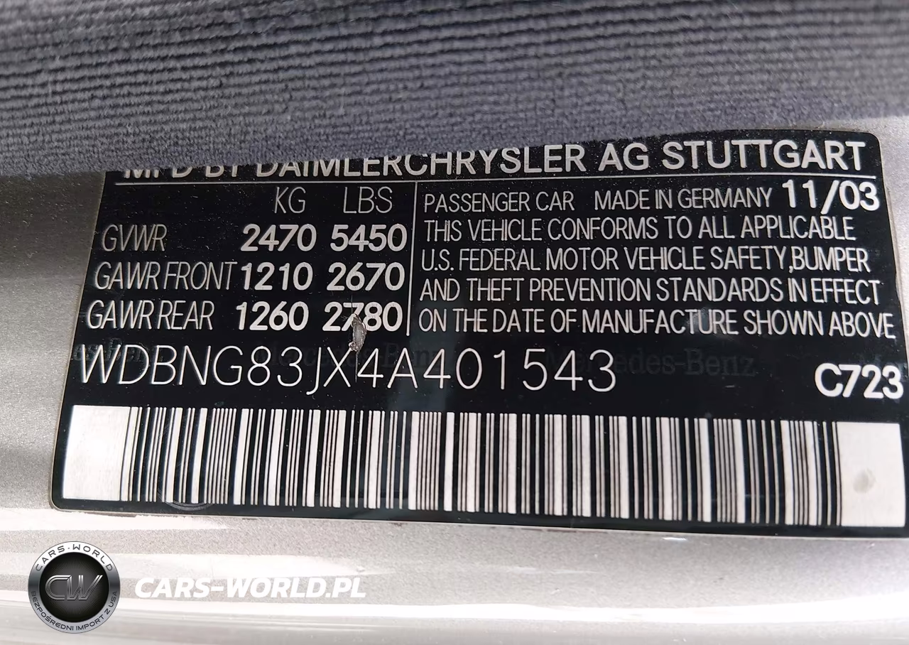 2004 Mercedes-Benz S 430 4Matic VIN:WDBNG83JX4A401543 - 9