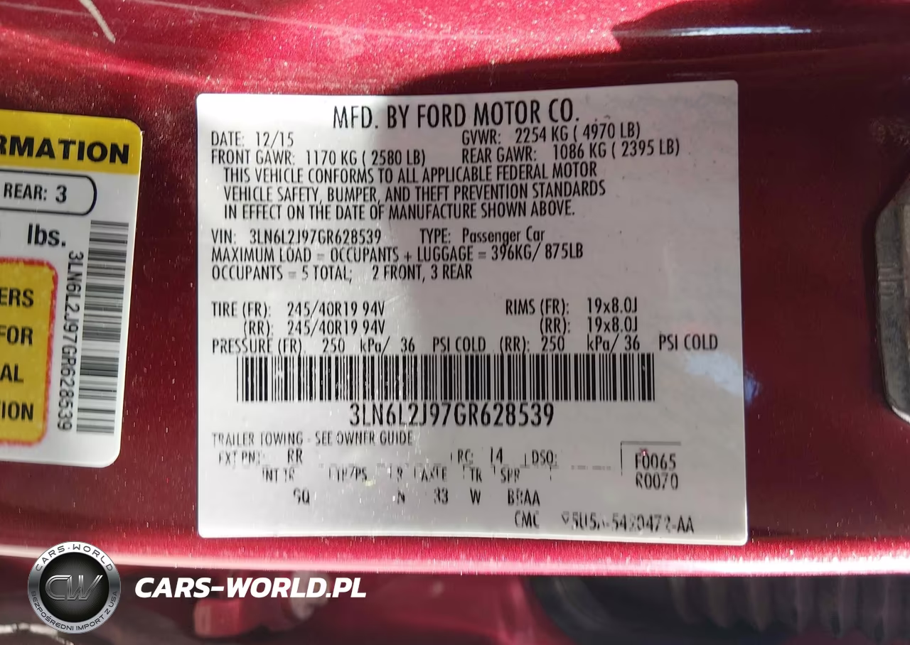 2016 Lincoln Mkz VIN:3LN6L2J97GR628539 - 9