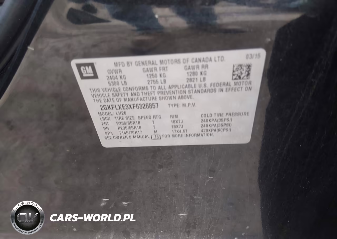 2015 GMC Terrain Slt-1 VIN:2GKFLXE3XF6326857 - 9