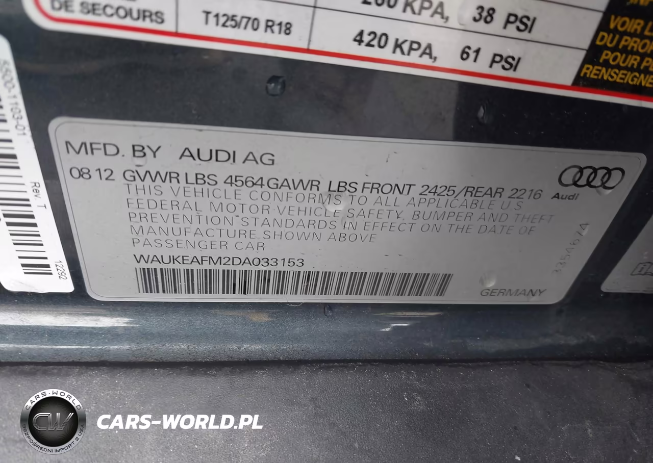 2013 Audi A3 2.0T Premium VIN:WAUKEAFM2DA033153 - 9