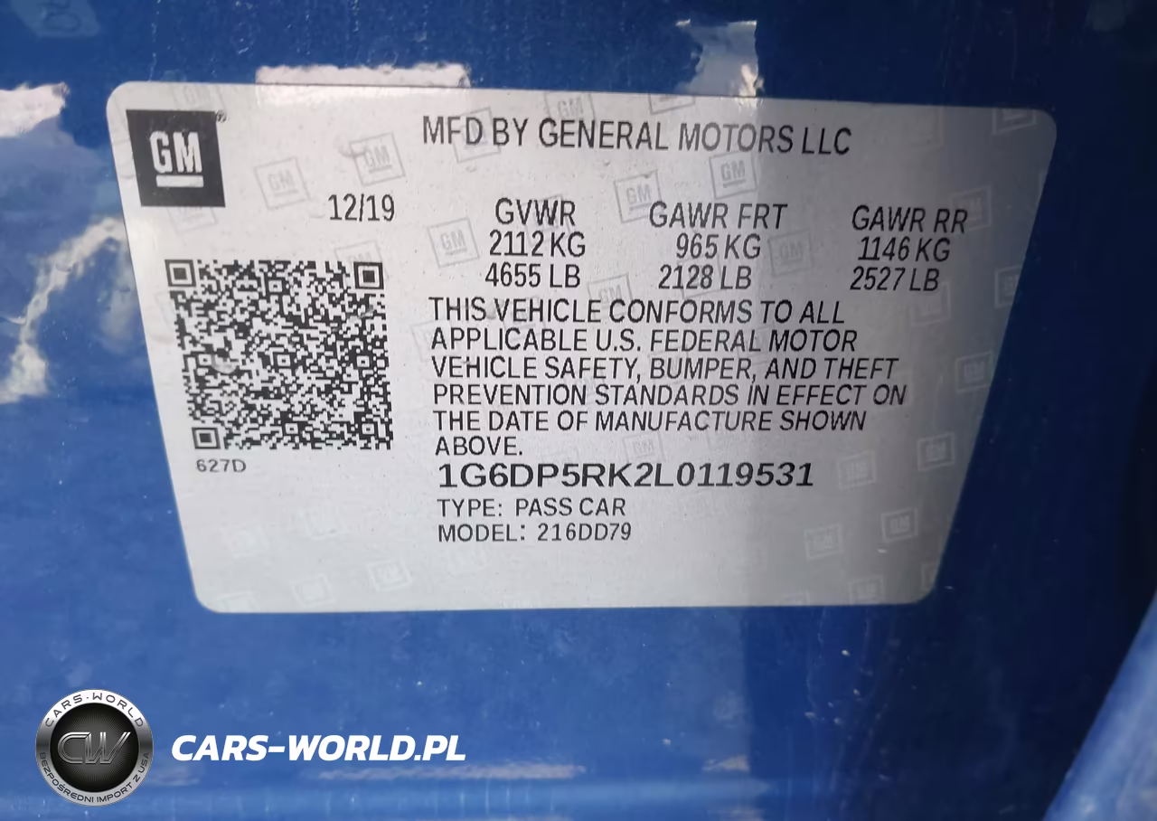 2020 Cadillac Ct5 Sport VIN:1G6DP5RK2L0119531 - 9