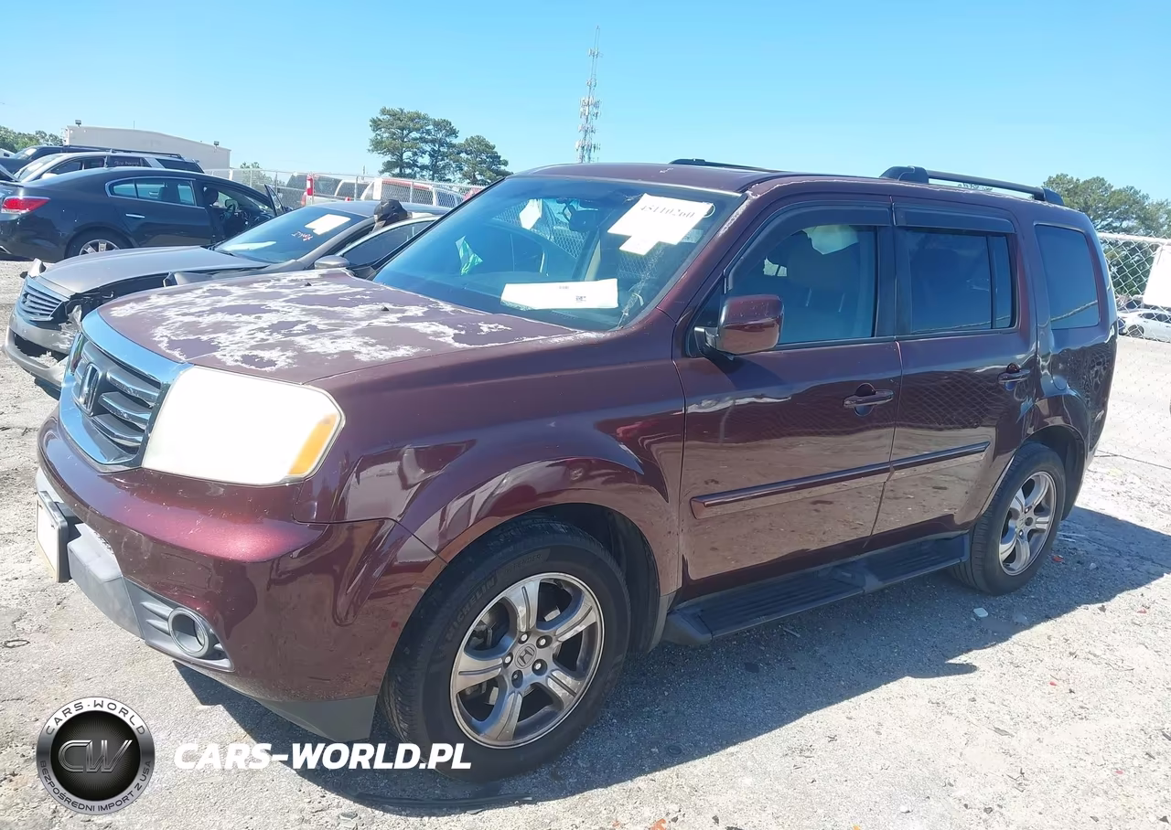 2013 Honda Pilot Ex-L VIN:5FNYF3H54DB013229 - 2