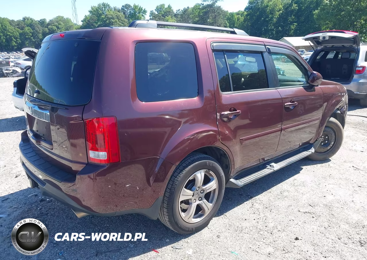 2013 Honda Pilot Ex-L VIN:5FNYF3H54DB013229 - 4