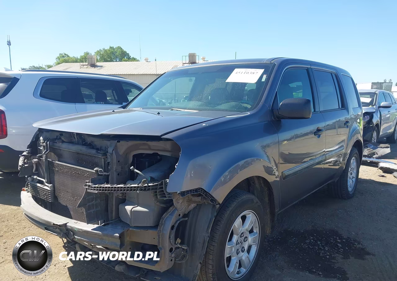 2015 Honda Pilot Lx VIN:5FNYF4H2XFB070355 - 2
