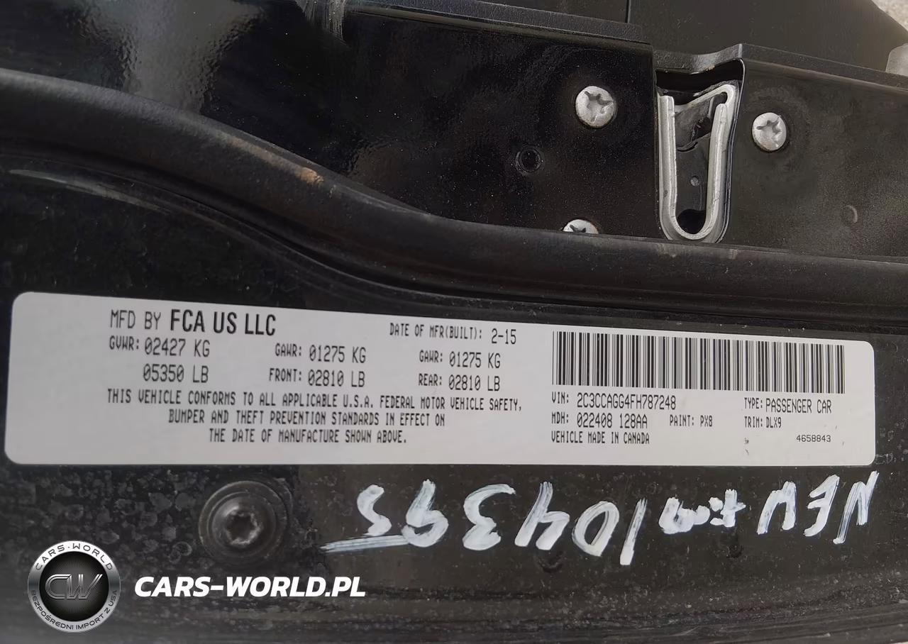2015 Chrysler 300 300S VIN:2C3CCAGG4FH787248 - 9