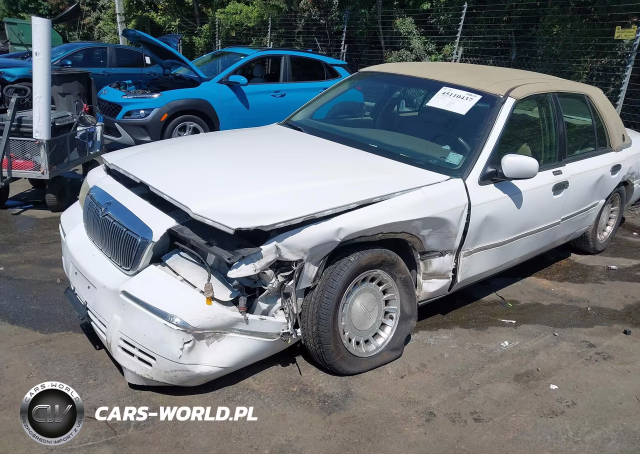 2000 Mercury Grand Marquis Ls VIN:2MEFM75W7YX640884 - 2