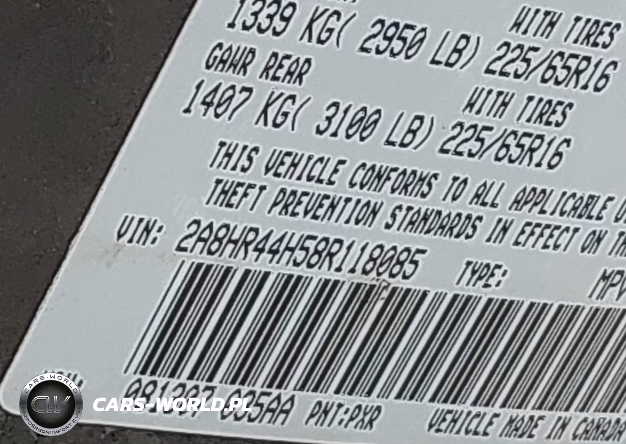 2008 Chrysler Town & Country Lx VIN:2A8HR44H58R118085 - 9