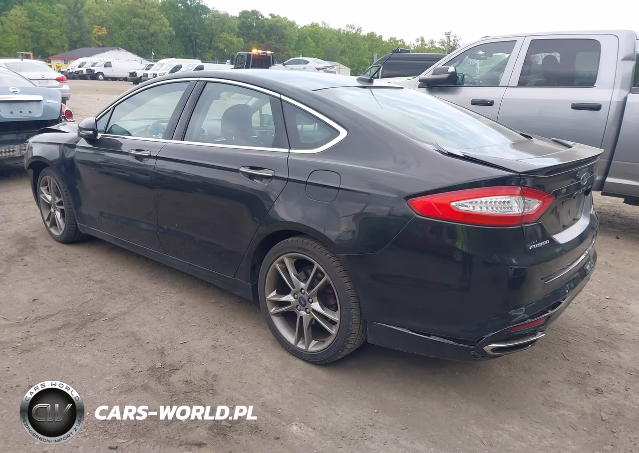 2014 Ford Fusion Titanium VIN:3FA6P0D99ER250509 - 3