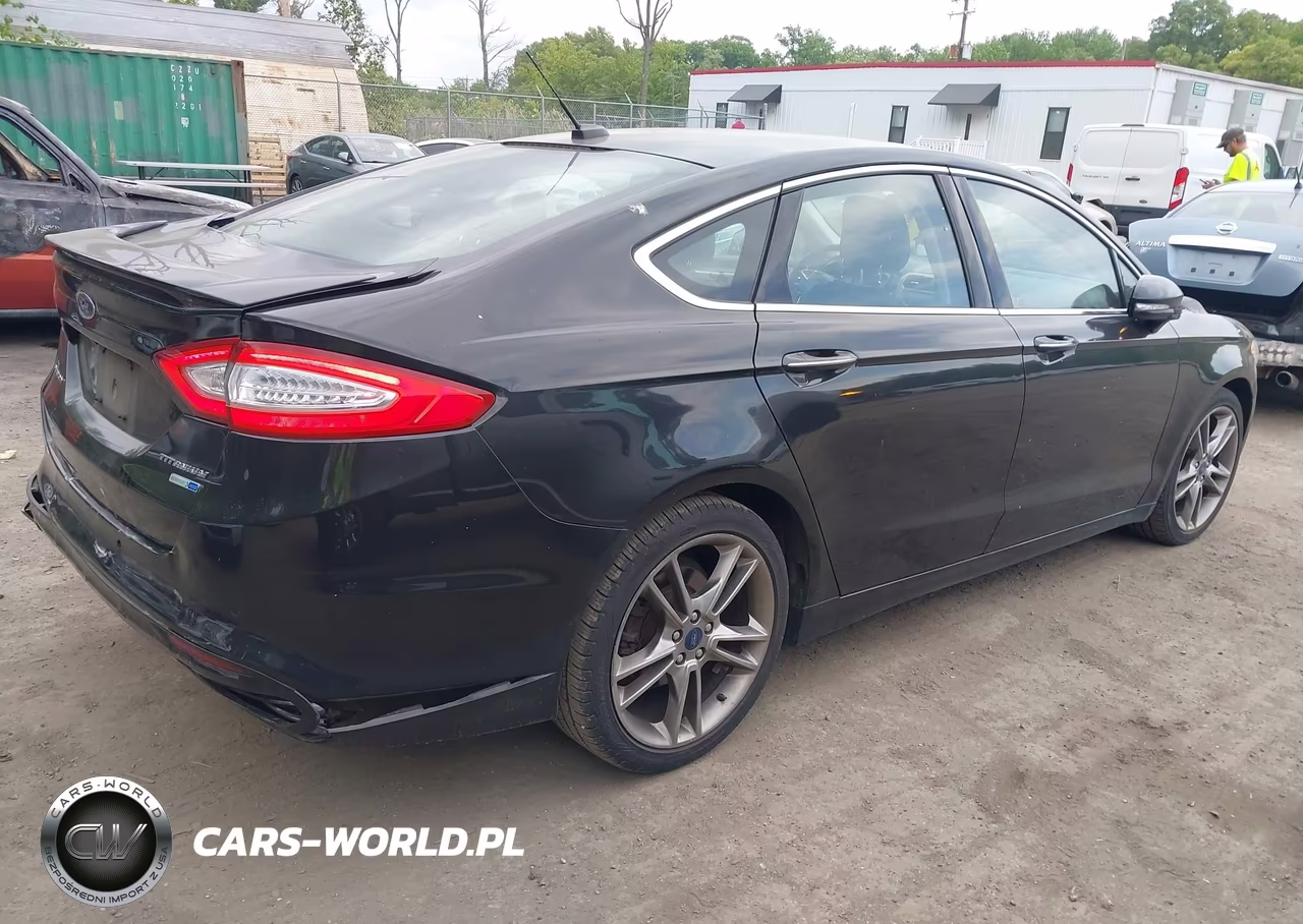 2014 Ford Fusion Titanium VIN:3FA6P0D99ER250509 - 4
