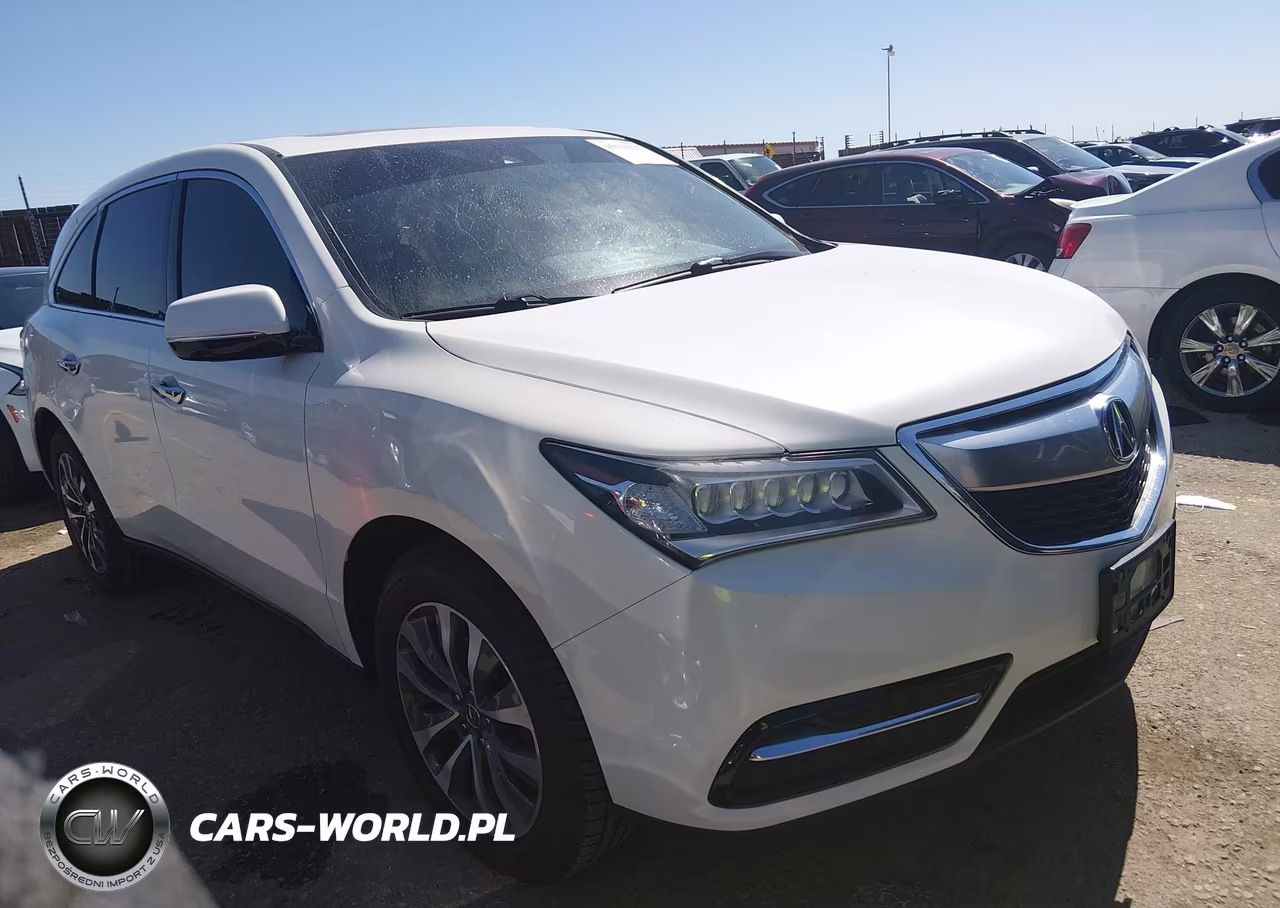 2016 Acura Mdx Technology Acurawatch Plus Packages-Technology Package
