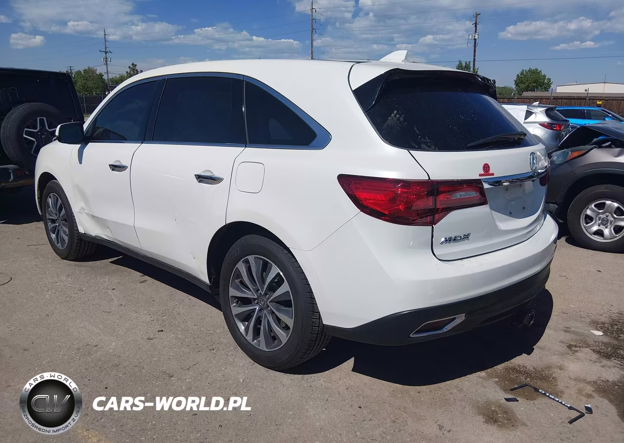 2016 Acura Mdx Technology Acurawatch Plus Packages-Technology Package VIN:5FRYD4H40GB061848 - 3