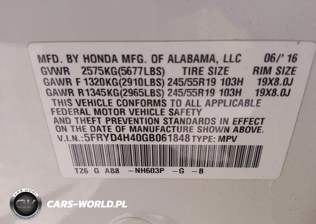 2016 Acura Mdx Technology Acurawatch Plus Packages-Technology Package VIN:5FRYD4H40GB061848 - 9