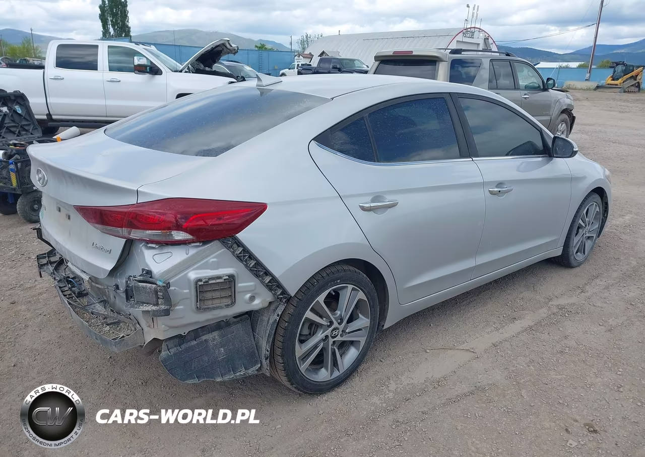 2017 Hyundai Elantra Limited VIN:KMHD84LF8HU260017 - 4