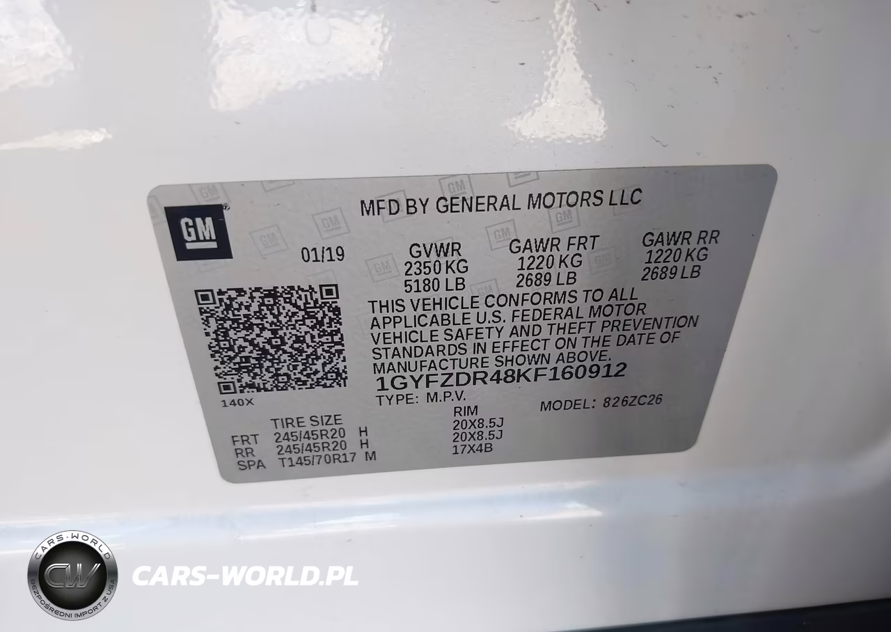 2019 Cadillac Xt4 Premium Luxury VIN:1GYFZDR48KF160912 - 9