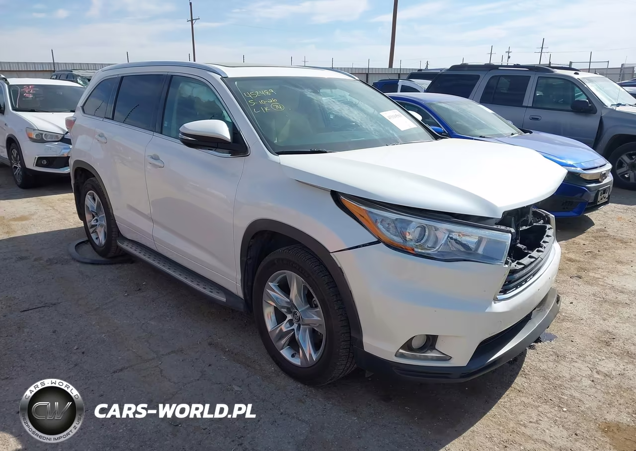 2016 Toyota Highlander Limited Platinum V6 – zdjęcie 1 z 16