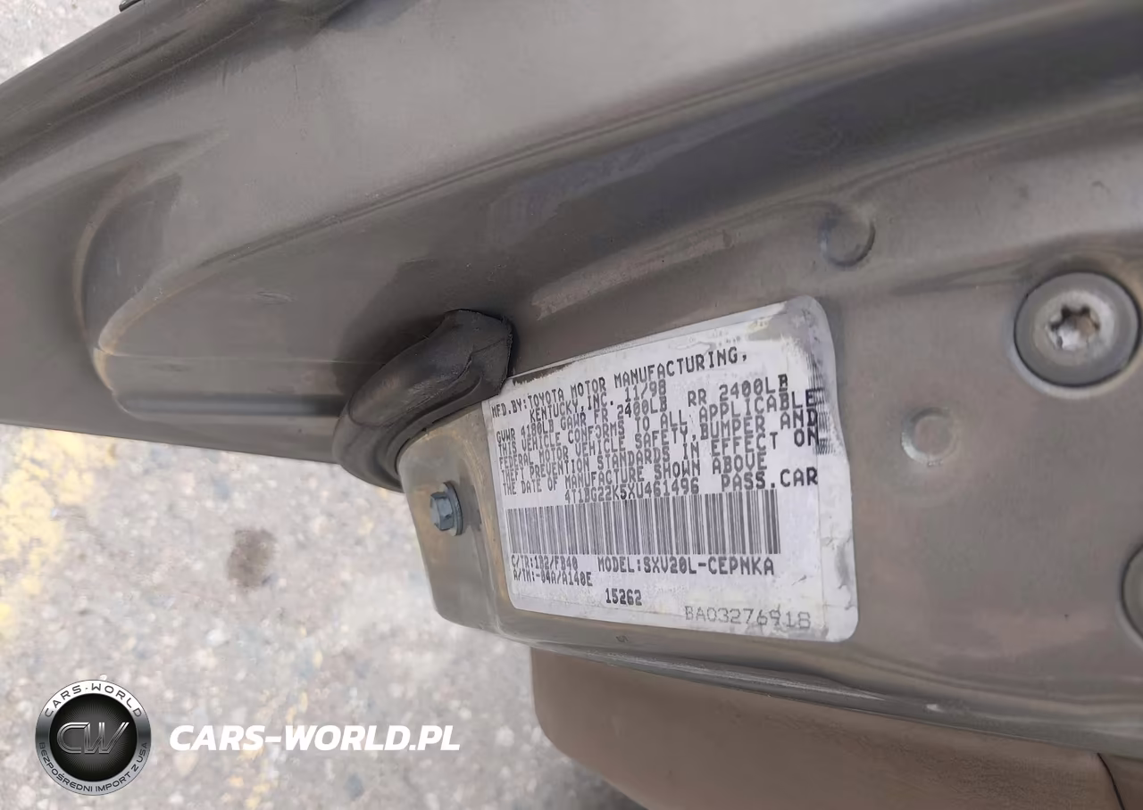1999 Toyota Camry Le VIN:4T1BG22K5XU461496 - 9