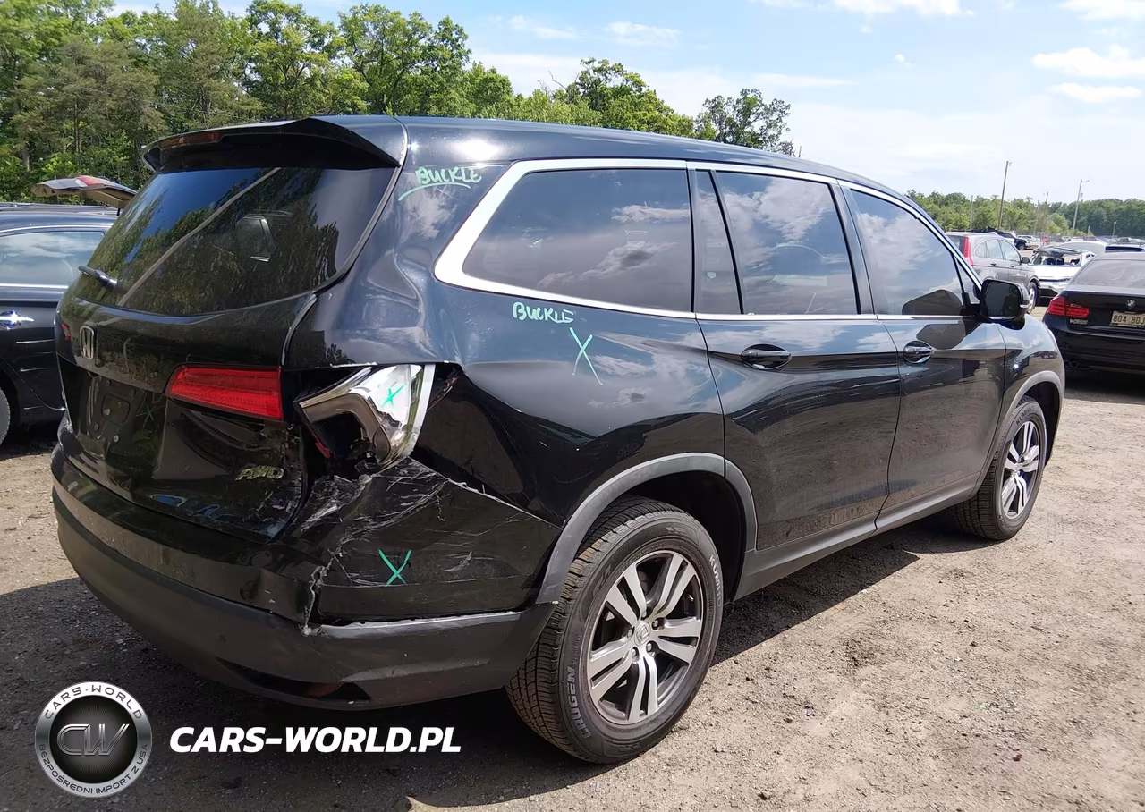 2017 Honda Pilot Ex-L VIN:5FNYF6H53HB064924 - 4