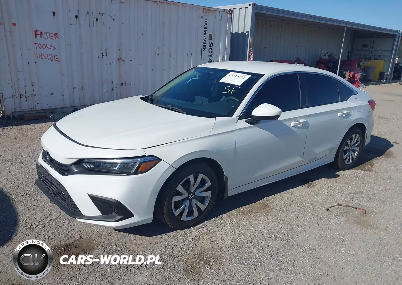 2022 Honda Civic Lx VIN:2HGFE2F2XNH544493 - 2
