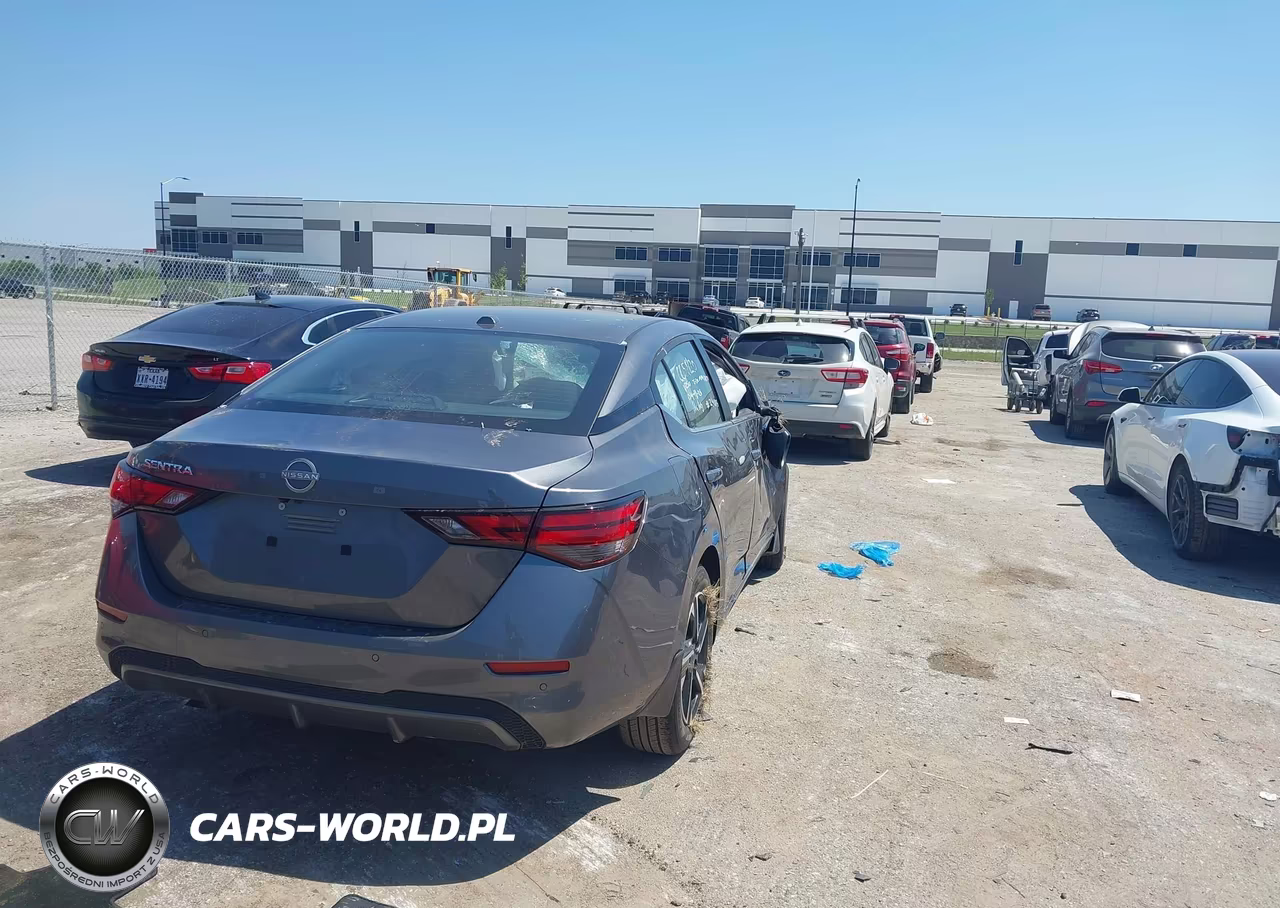 2025 Nissan Sentra Sv VIN:3N1AB8CV4SY407481 - 4