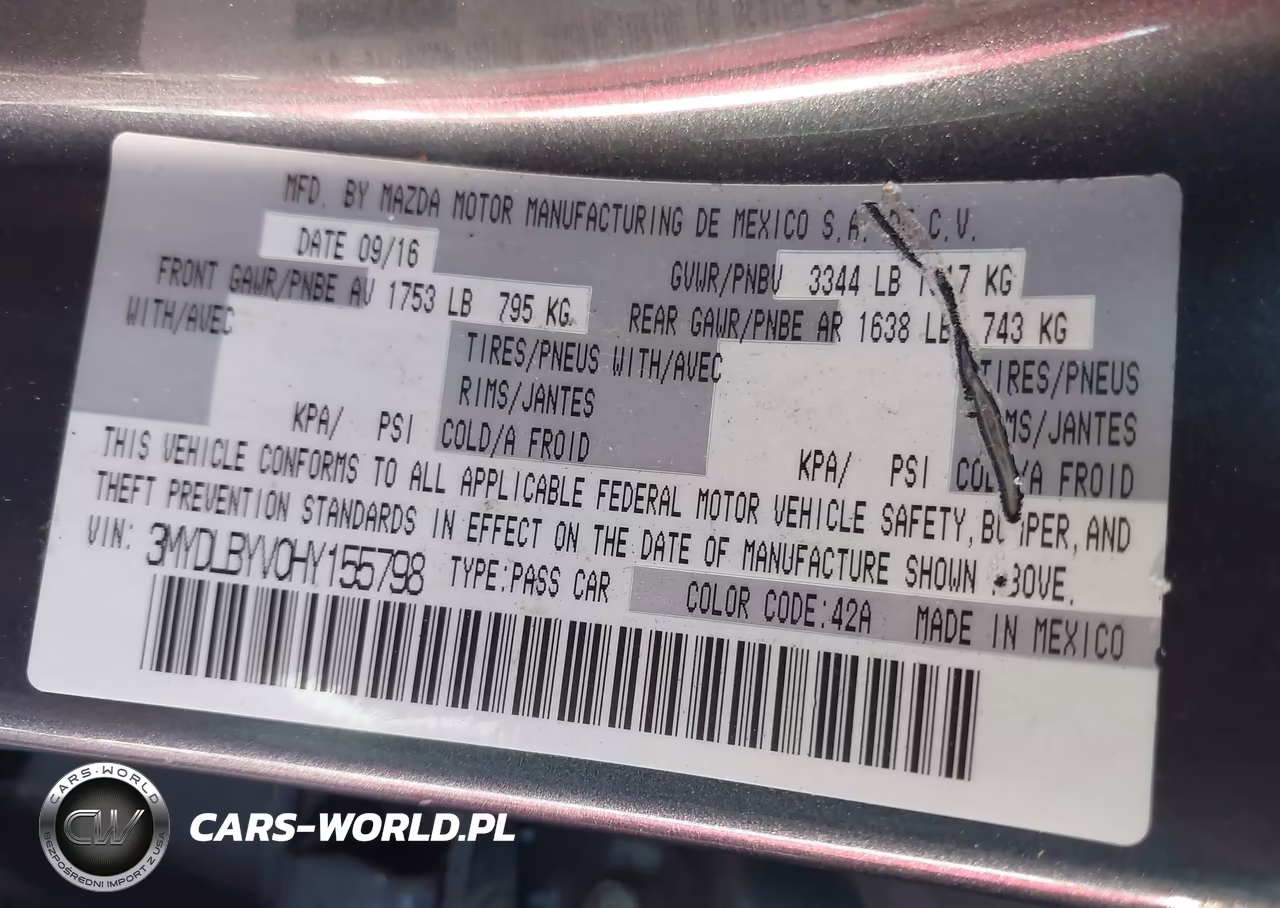 2017 Toyota Yaris Ia VIN:3MYDLBYV0HY155798 - 9